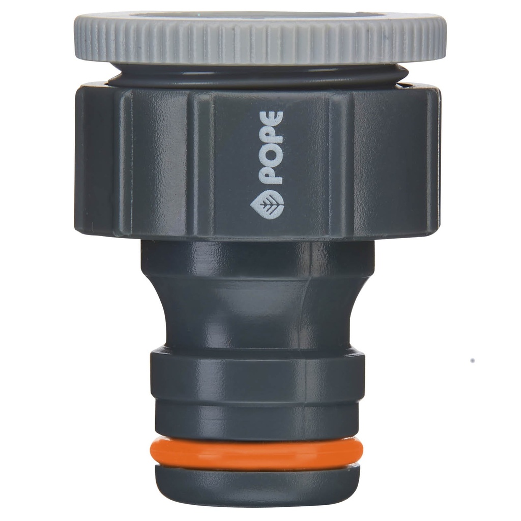 Product shot — Pope 18mm universal tap adaptor