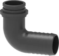 90 Degree Hose Fitting for G 1" Fly Nut x 1” Hosebarb - ARAG