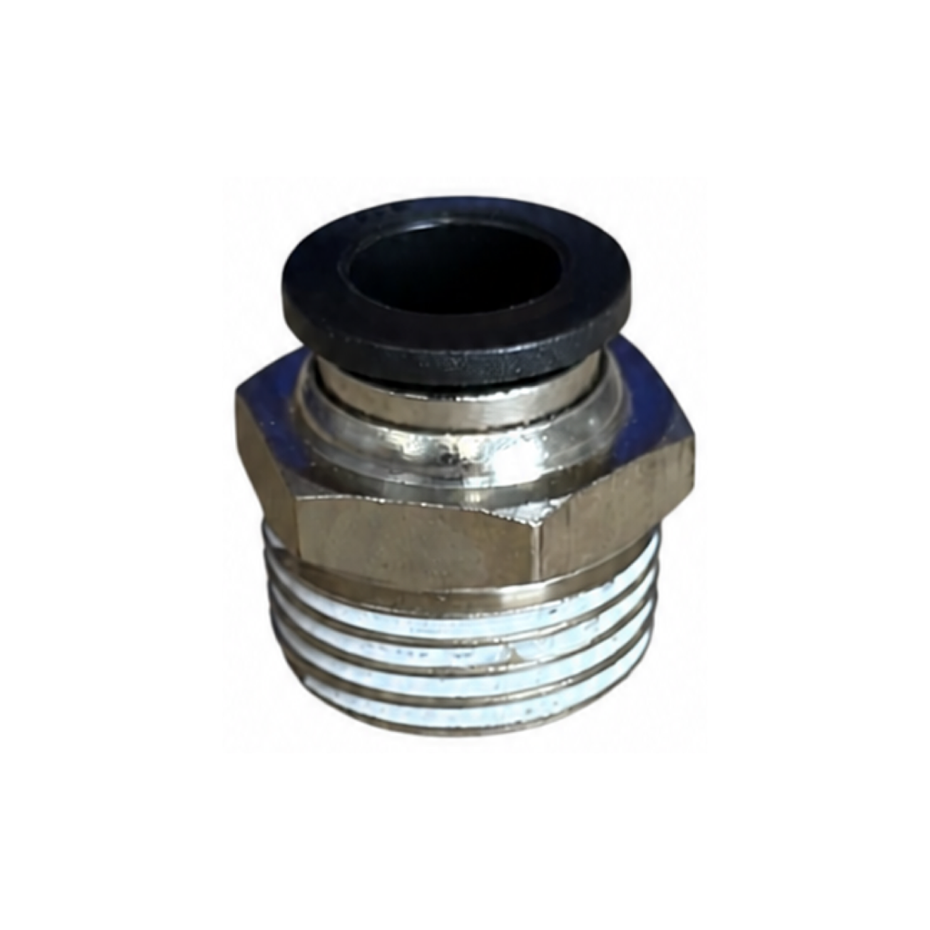 [PC10-04] Push-Fit Straight 10mm x BSPT 1/2" Male