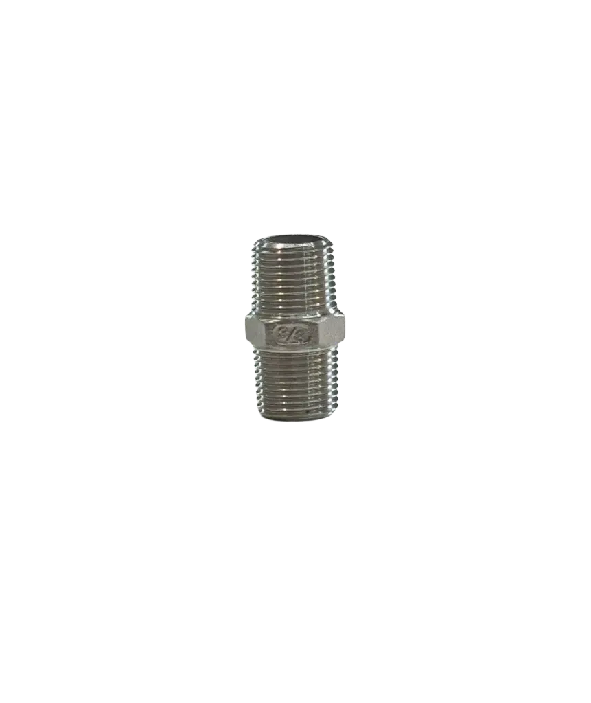 [S01-010] SS316 BSP Straight Nipple 3/8”