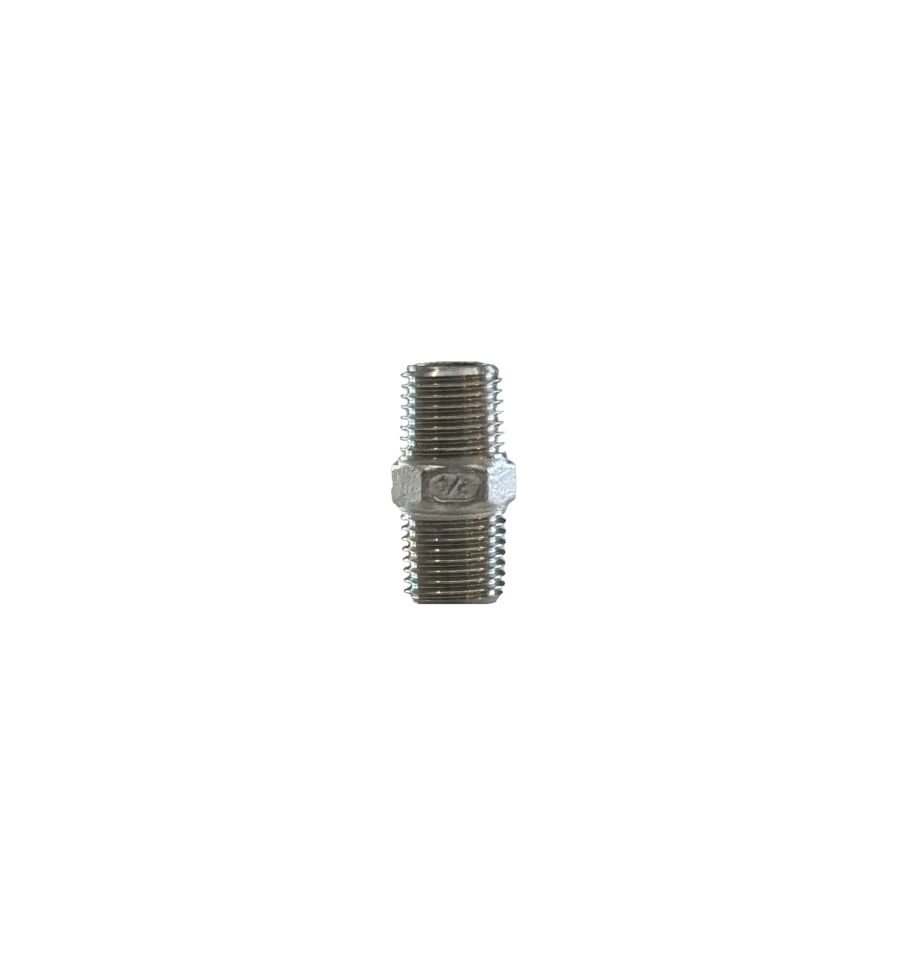 [S01-006] SS316 BSP Straight Nipple 1/4”