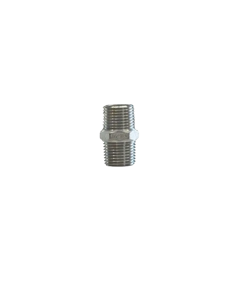[S01-015] SS316 BSP Straight Nipple 1/2”
