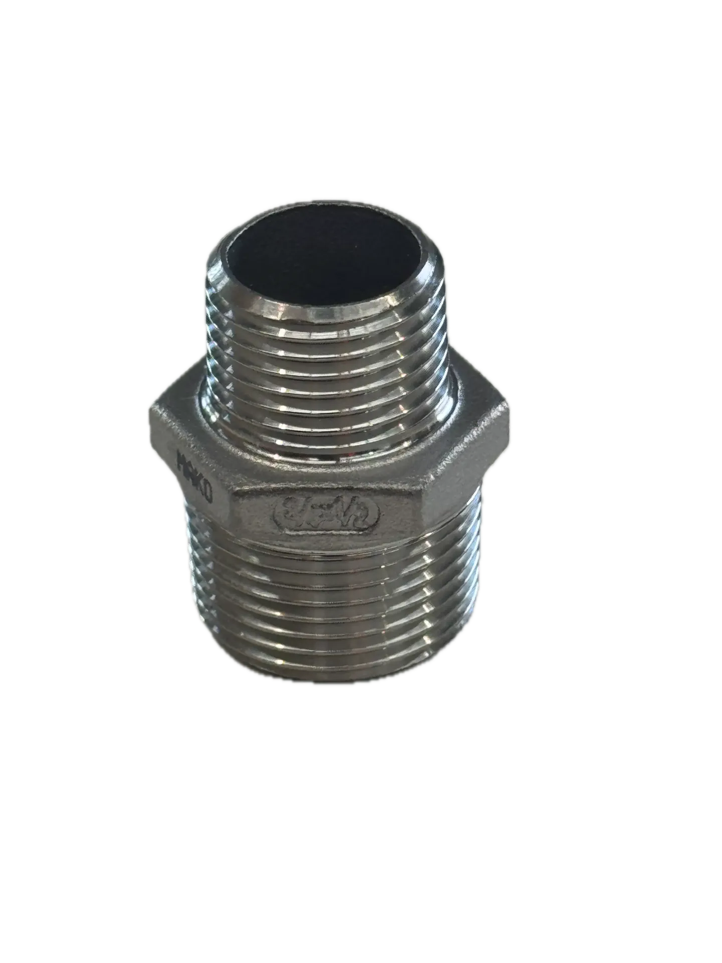 [S02-2015] SS316 BSP Reducing Nipple 3/4” x 1/2”