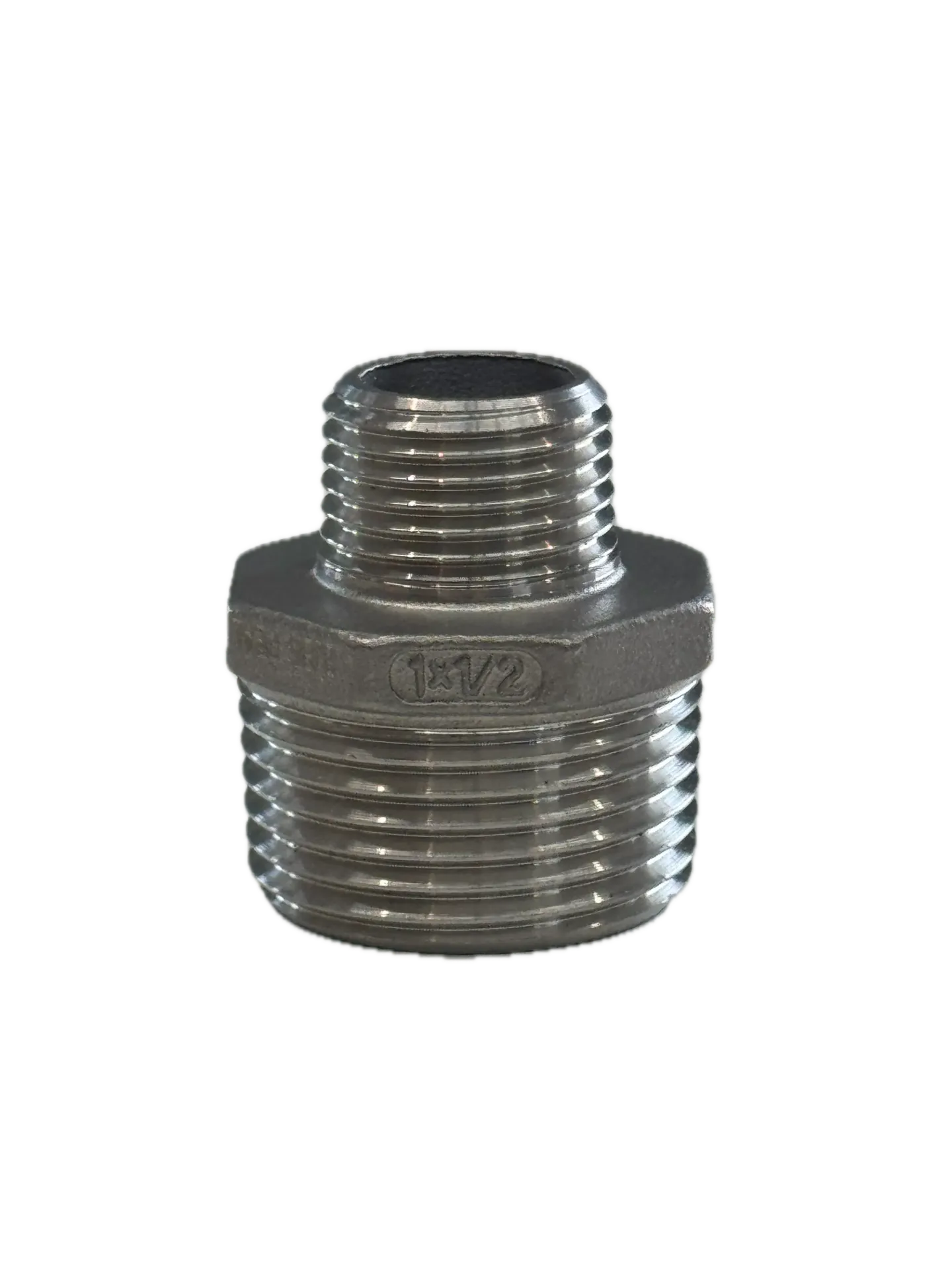 [S02-2515] SS316 BSP Reducing Nipple 1” x 1/2”