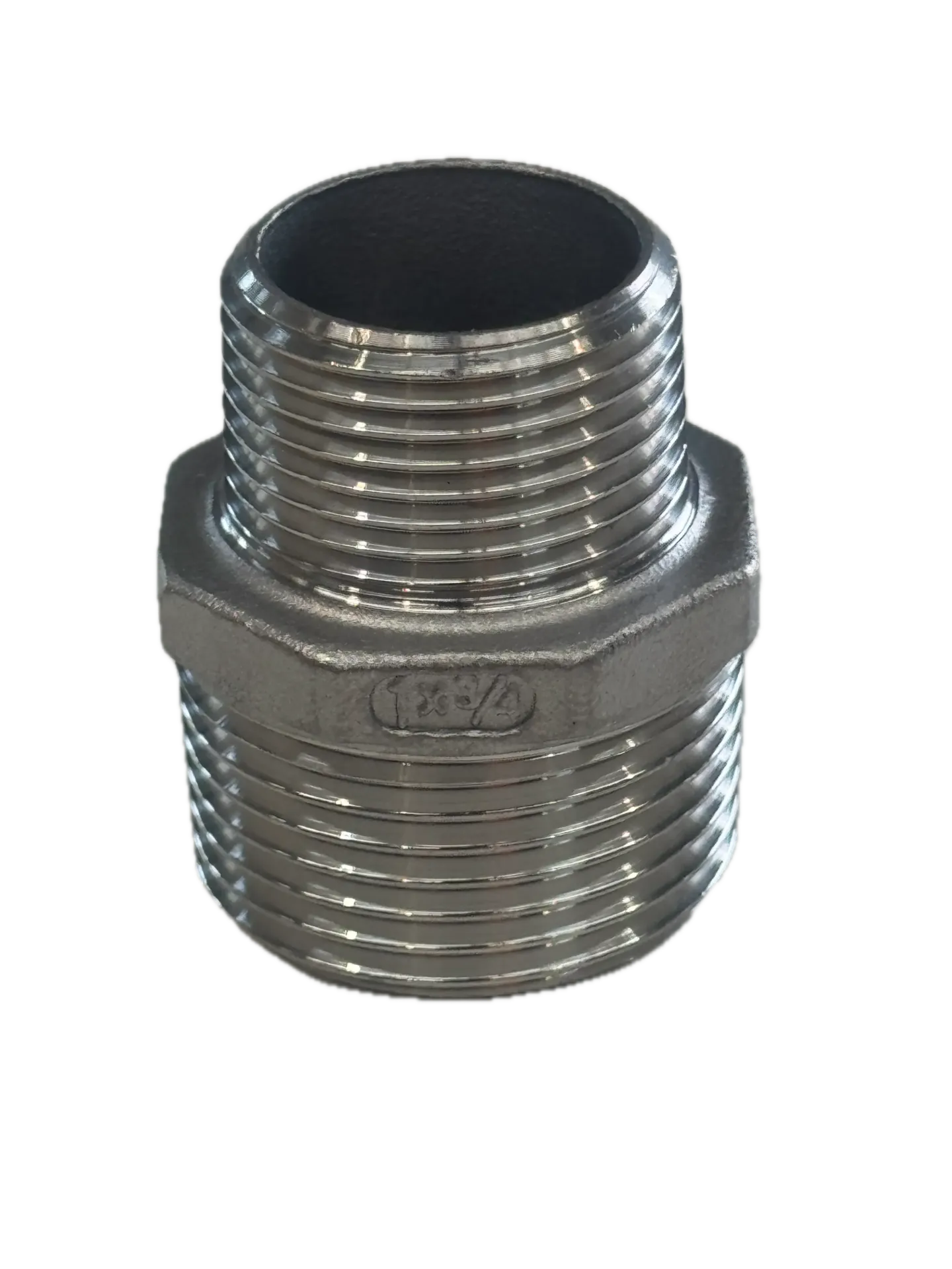 [S02-2520] SS316 BSP Reducing Nipple 1” x 3/4”