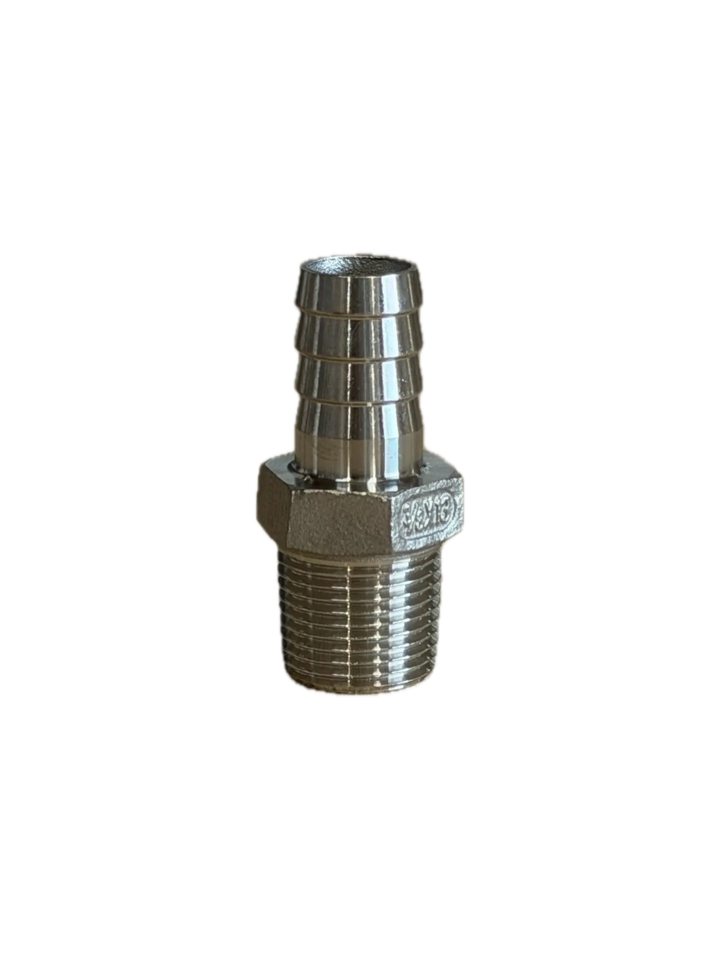 [S21-010] SS316 BSP 3/8” x 3/8” Hosetail