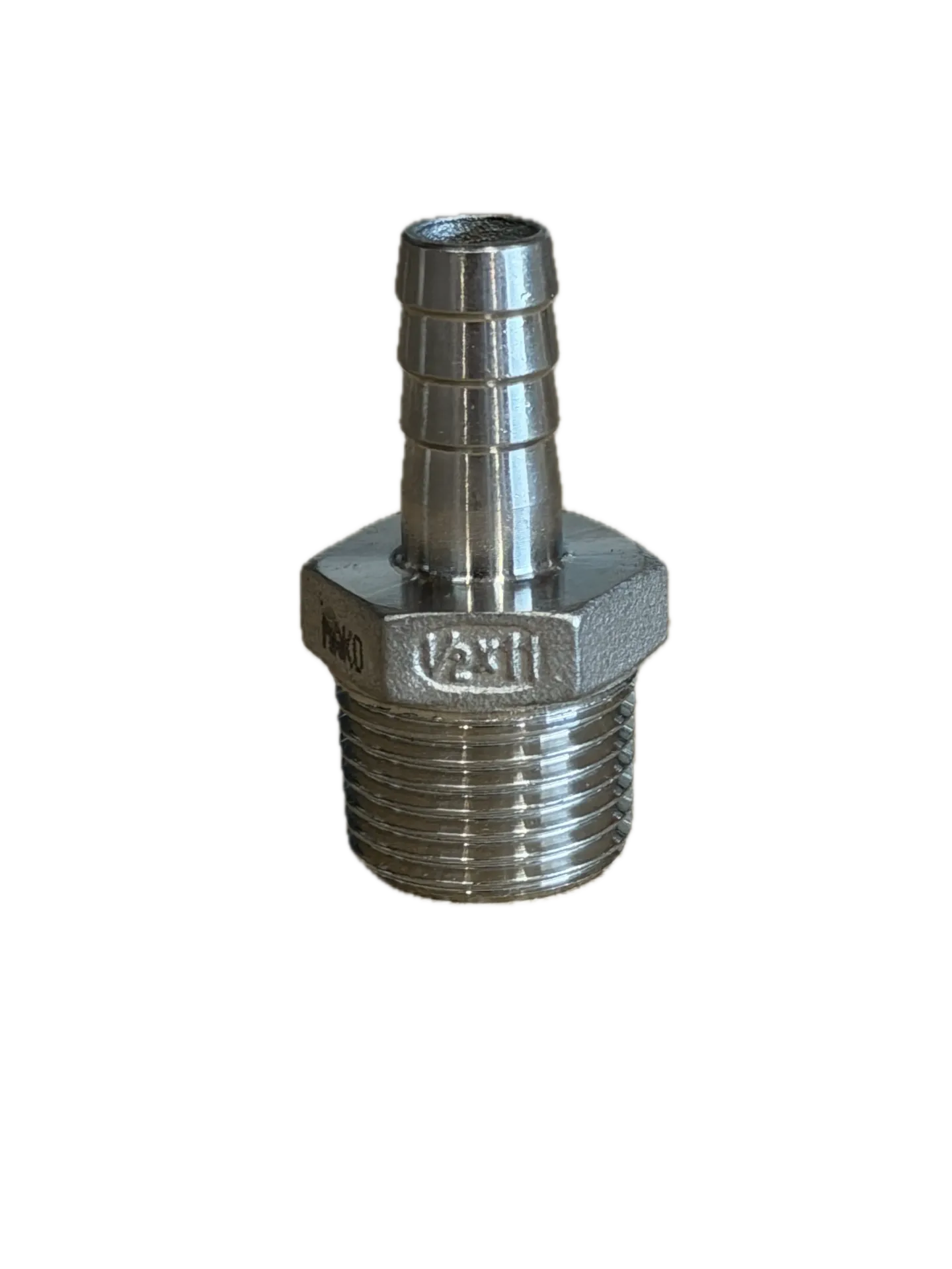 [S21-2015] SS316 BSP 3/4” x 1/2” Hosetail