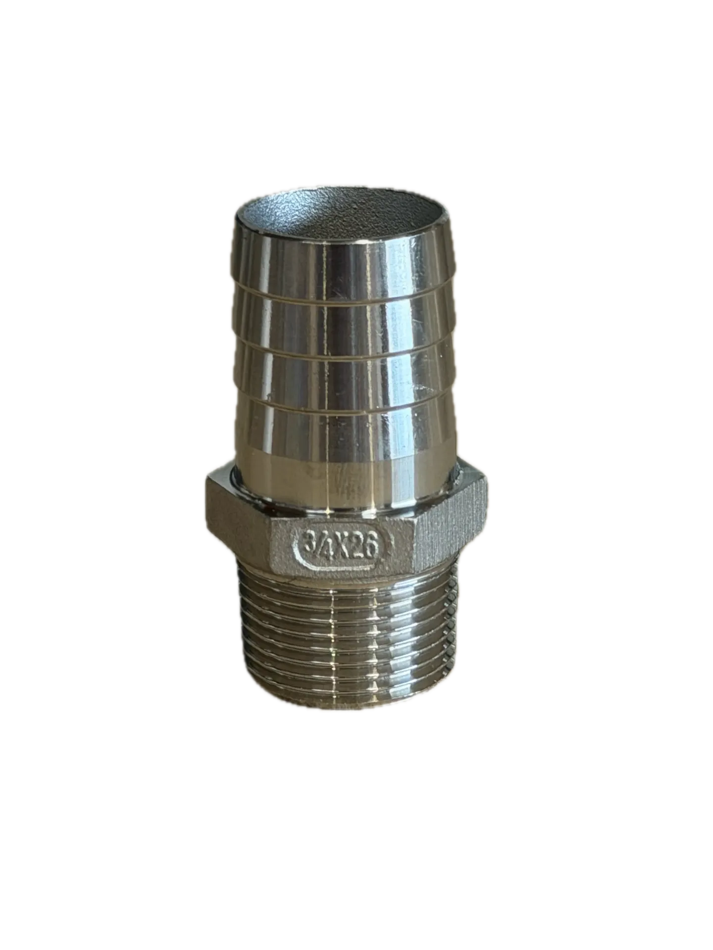 [S21-2025] SS316 BSP 3/4” x 1” Hosetail