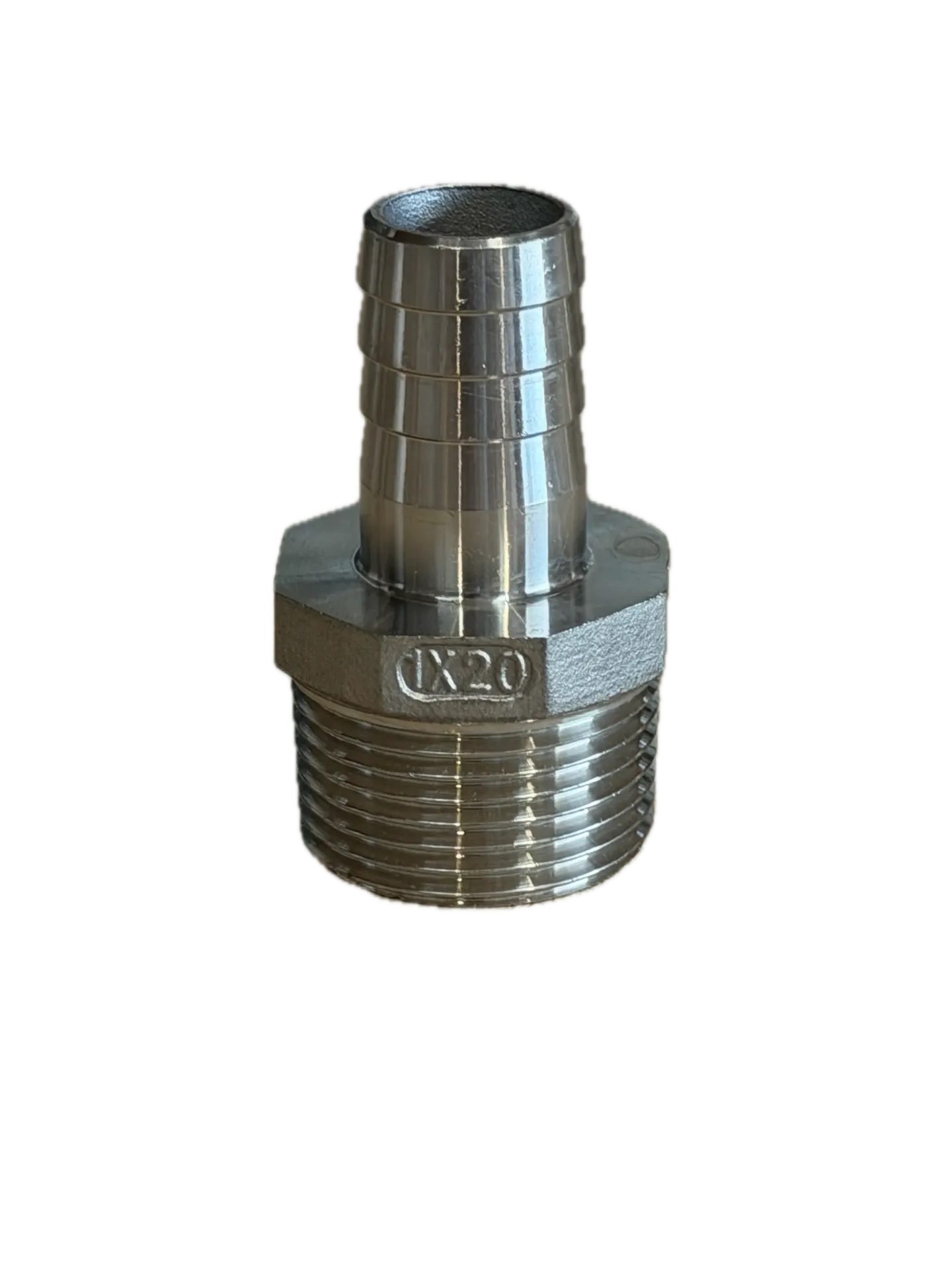 [S21-2520] SS316 BSP 1” x 3/4” Hosetail