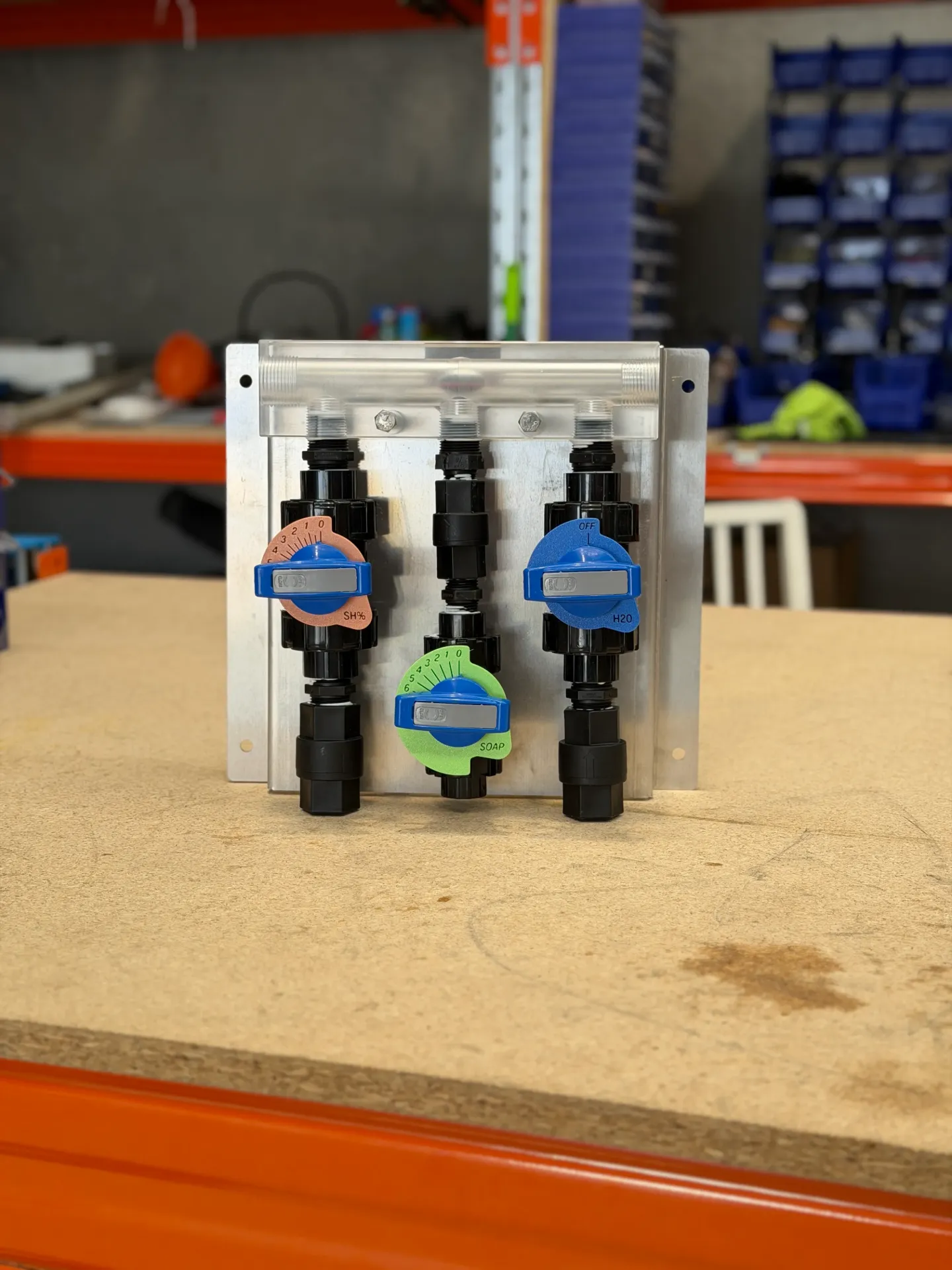 [SWP-12-3V-ST] 1/2" Softwash Proportioner 3 Valve (Stand)
