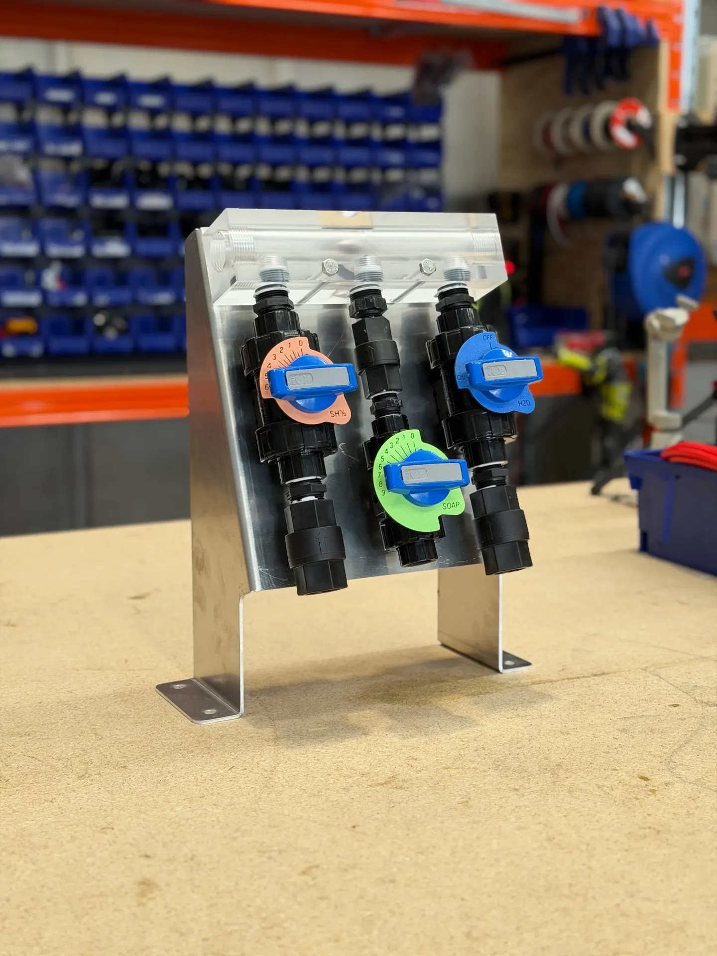 [AW-PROP34-3VLV-STND] 3/4" Softwash Proportioner - 3 Valve (Stand)