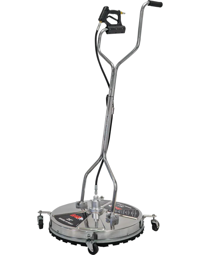 [125 BAR2400S] Surface Cleaner – Stainless – BE Power Equipment (24″)