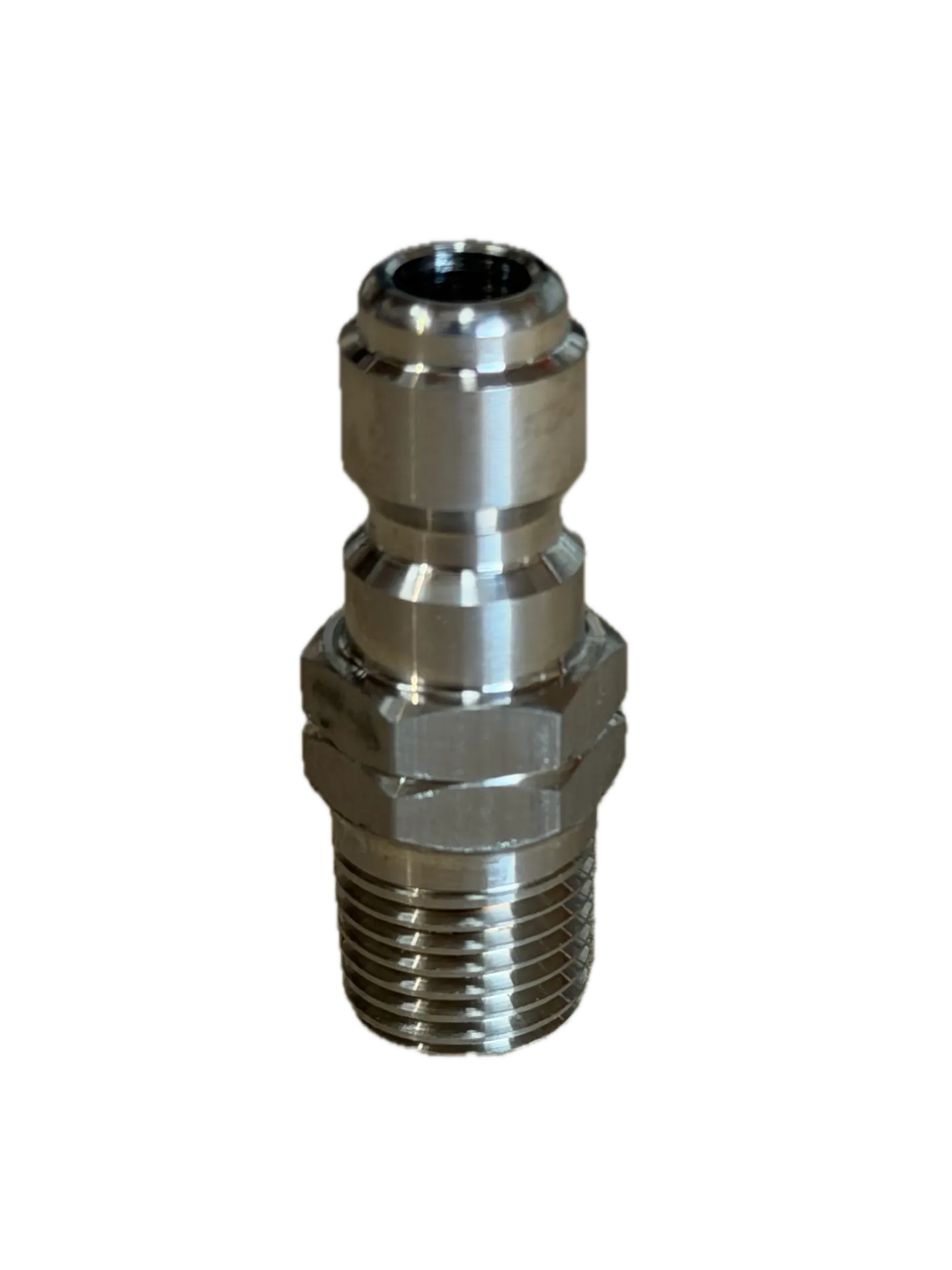 [125 85.300.109S] Quick Connect Plug – 1/4″ NPT M – Economy – BAR (Stainless)