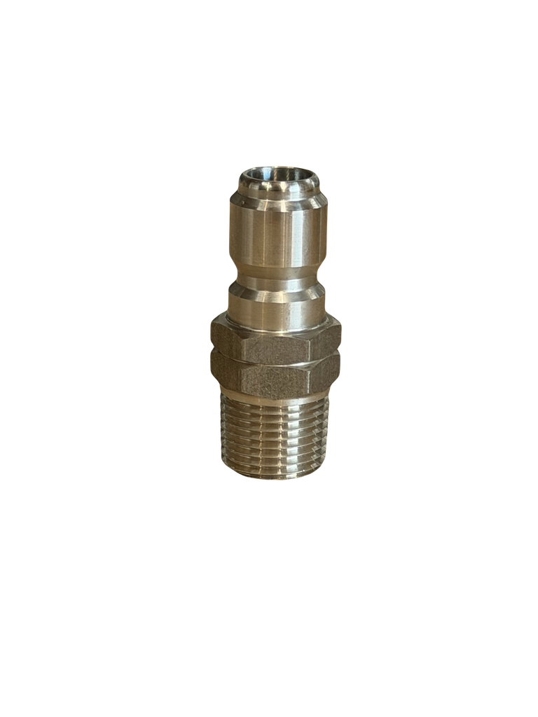 [125 85.300.105S] Quick Connect Plug – 3/8″ NPT – Standard – BAR (Stainless)